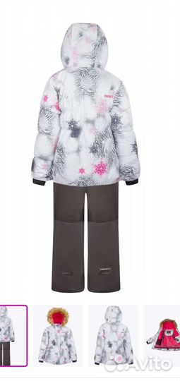 Комплект зимней одежды для девочки Gusti