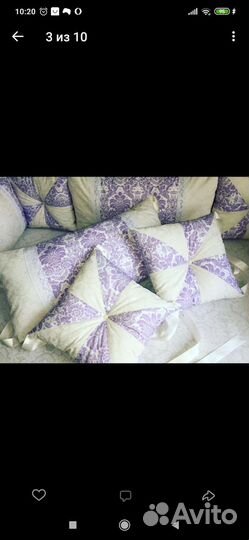 Бортики в кроватку бу