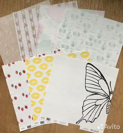 Бумага для скрапбукинга на летнюю тему