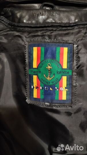 Кожаный плащ мужской