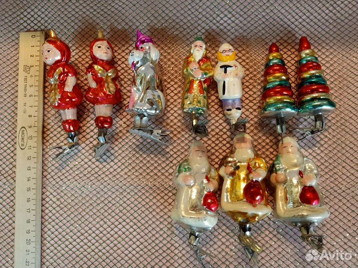 Ёлочная игрушка, персонажи сказок, 50-е г СССР