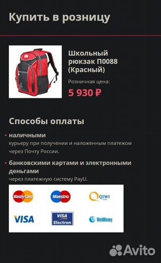 Рюкзак Polar П088 (Подходит для учебы)