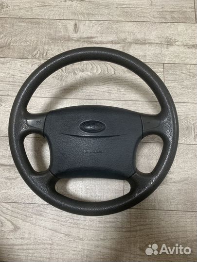 Руль на priora 1 с подушкой