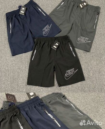 Шорты nike (M-XXL) серые