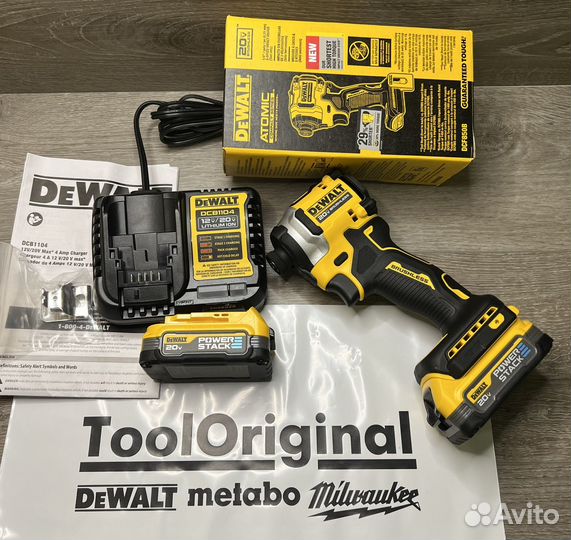 Винтоверт импакт аккумуляторный Dewalt DCF 850