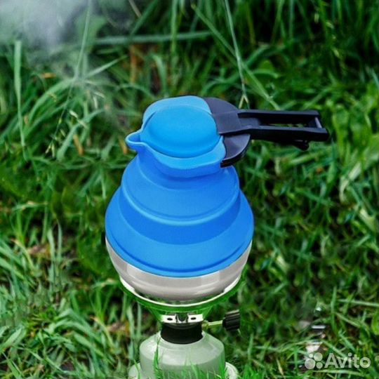 Чайник складной походный для плиты и путешествий