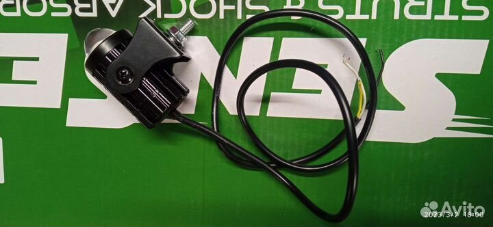 Мото доп свет на дуги/руль жёлтый/белый свет