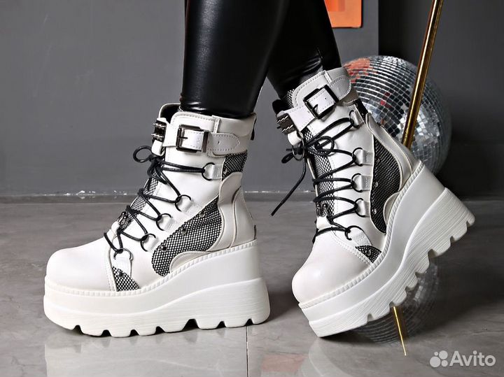 Высокие Ботинки Demonia Drain