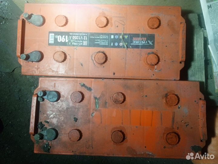 Аккумулятор 190 ач бу