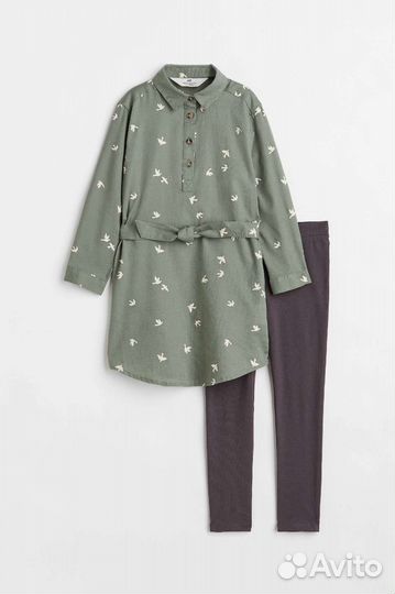 Платье+лосины для девочки нм