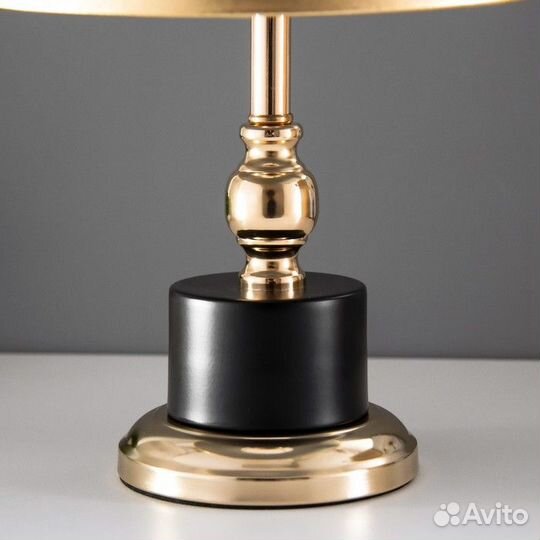 Лампа настольная 'Луиза' 1x60Вт E27 черный 25х25х4