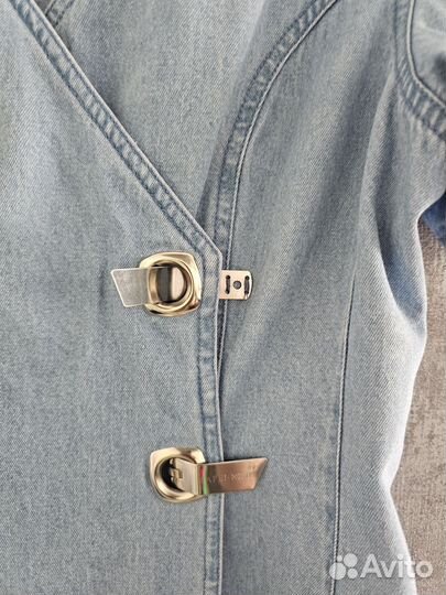 Платье джинсовое,сарафан 46 б/у