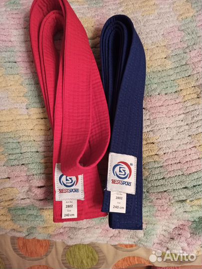 Пояс для единоборств 240 см., мягкий