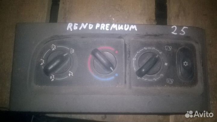 Блок управление печкой Рено Премиум
