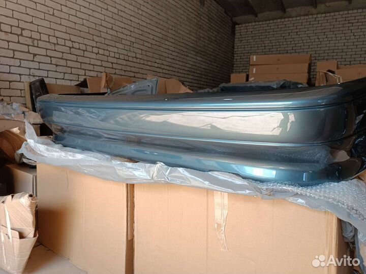 Бампер задний 2114 цвет серо сине зеленый - сочи