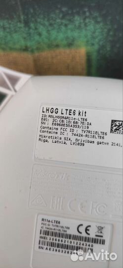 MikroTik lhgg LTE6 kit (4G точка доступа)