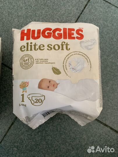 Памперсы elite soft 0-3,5kg