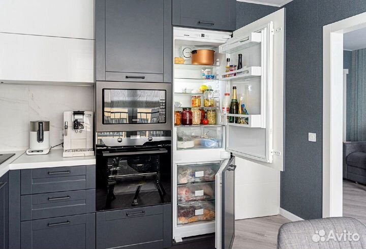 Угловая кухня мдф фасады