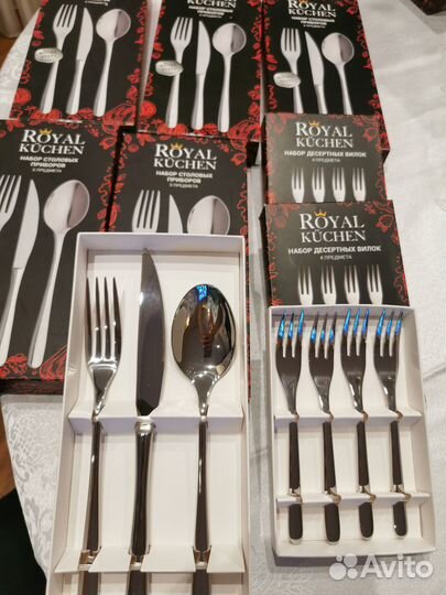 Набор столовый+дес.вилки 26 предметов Royal kuchen