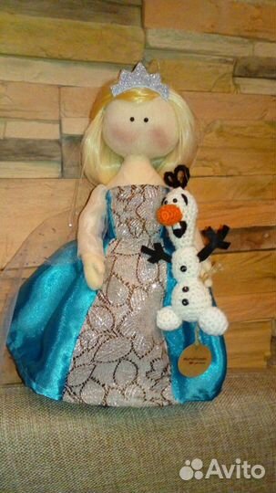 Интерьерная кукла ручной работы