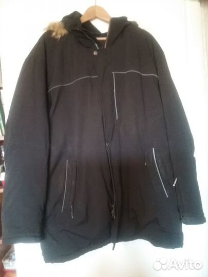 Мужская зимняя куртка большого размера