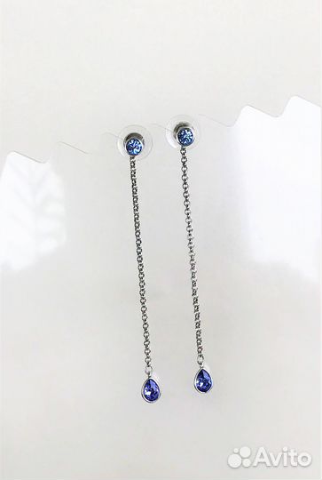 Серьги Трансформеры Swarovski Оригинал Подвеска