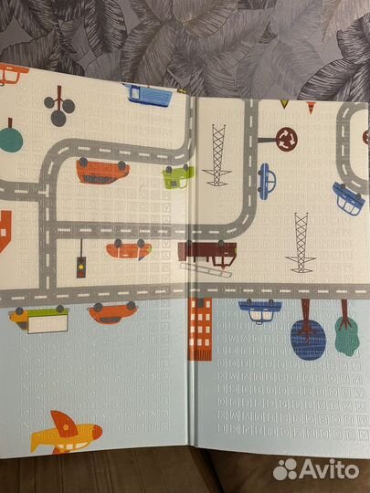 Детский коврик для ползания складной