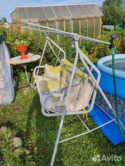 Садовые качели бу