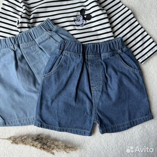 Шорты джинсовые 86,98,104