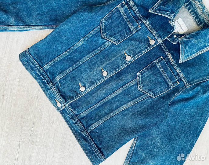 Calvin Klein джинсовая куртка 44/46