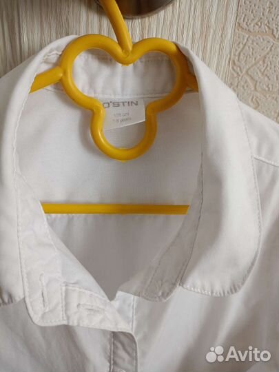 Рубашка школьная для девочки 128 - 134 Остин