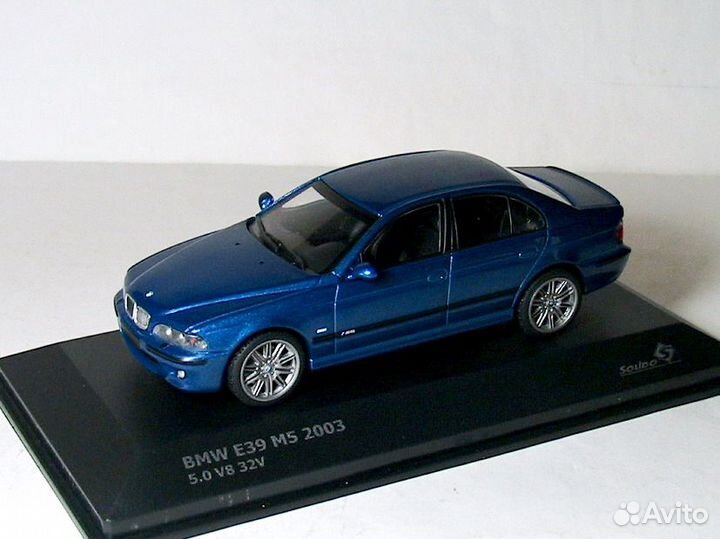 1/43 BMW M5 (E39) Solido бмв М5 Е39 2003г вар.цвет