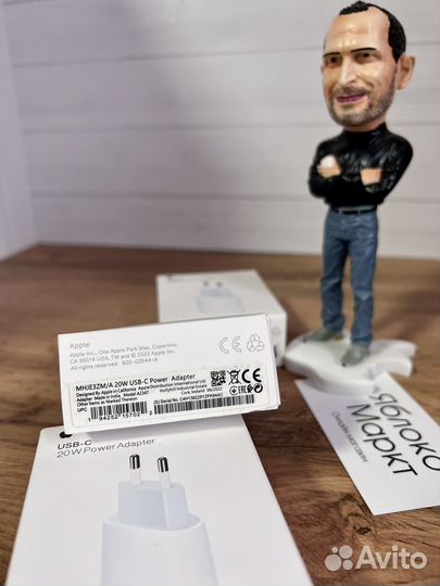 Адаптер блок питания 20w для AirPods, iPhone, iPad
