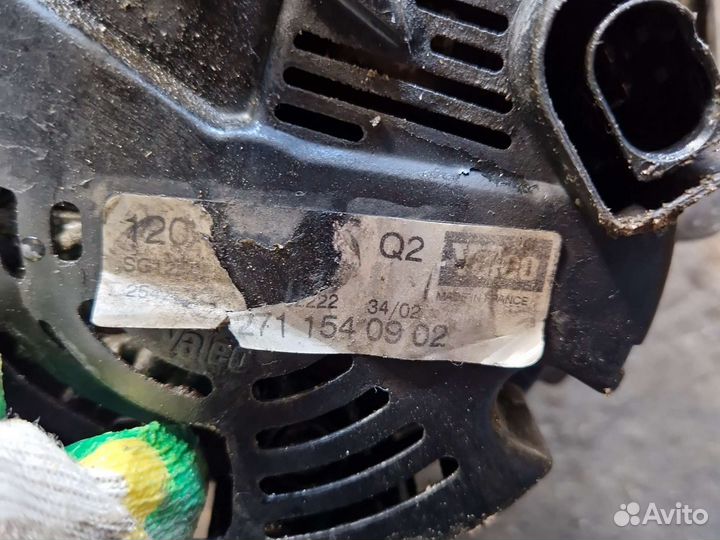 Генератор мерседес w204 m271
