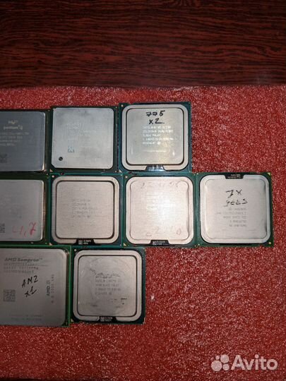 Ретро процессоры Pentium Amd