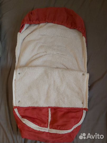 Меховой конверт в коляску