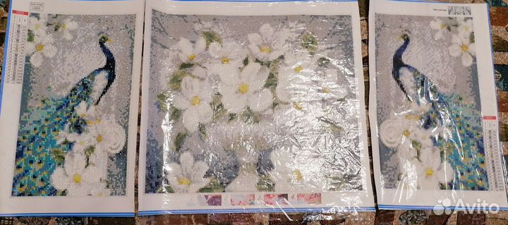 Триптих. Картина алмазная готовая