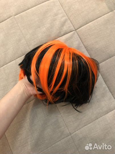 Парик двухцветный