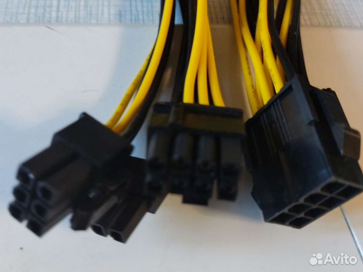 Переходник 8 пин 2+6 для доп питания видеокарты