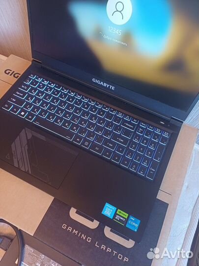 Игровой ноутбук gigabyte i5-12500H RTX 4050