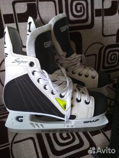 Коньки хоккейные graf