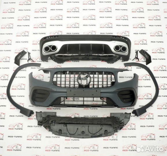 Обвес в стиле GLB45 хром Mercedes GLB-class X247