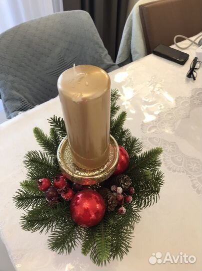 Елка искусственная со свечой