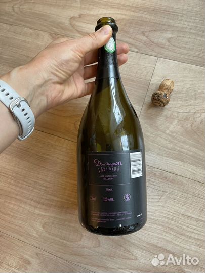 Бутылка из под Dom Perign