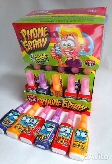 Жидкая конфета спрей Телефон 30 штук