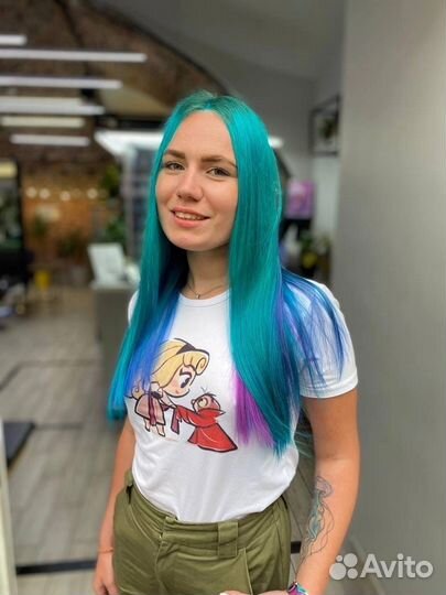 Окрашивание и стрижка волос