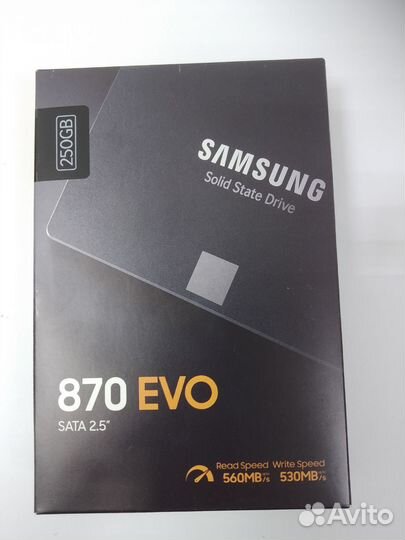 Диск SSD Samsung 870 EVO 250Гб