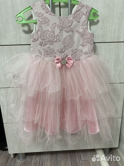 Детское нарядное платье 104 110