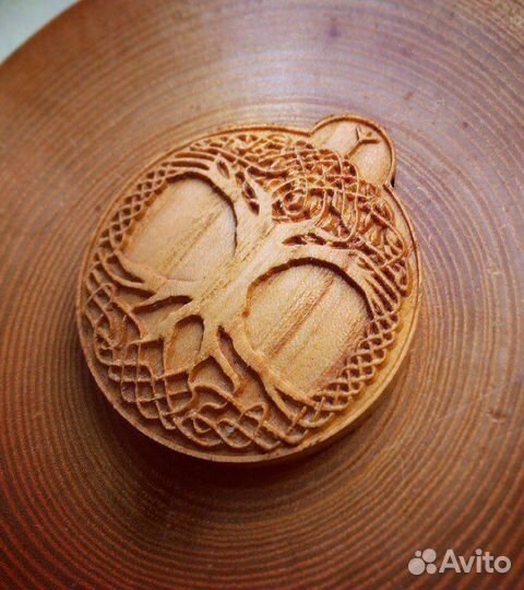 Кулон Древо Жизни из ясеня