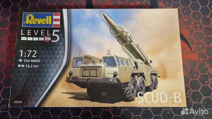 Сборная модель автомобиля scud-D (маз-543 А) 1:72